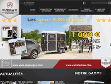 Tablet Screenshot of fautras.com